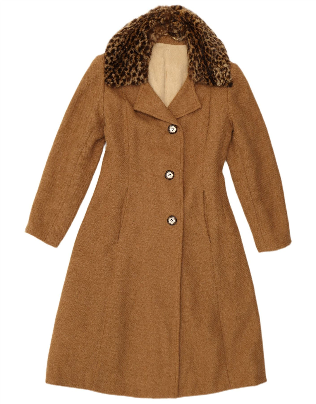 Vintage ženski kaput UK 10 Small Brown