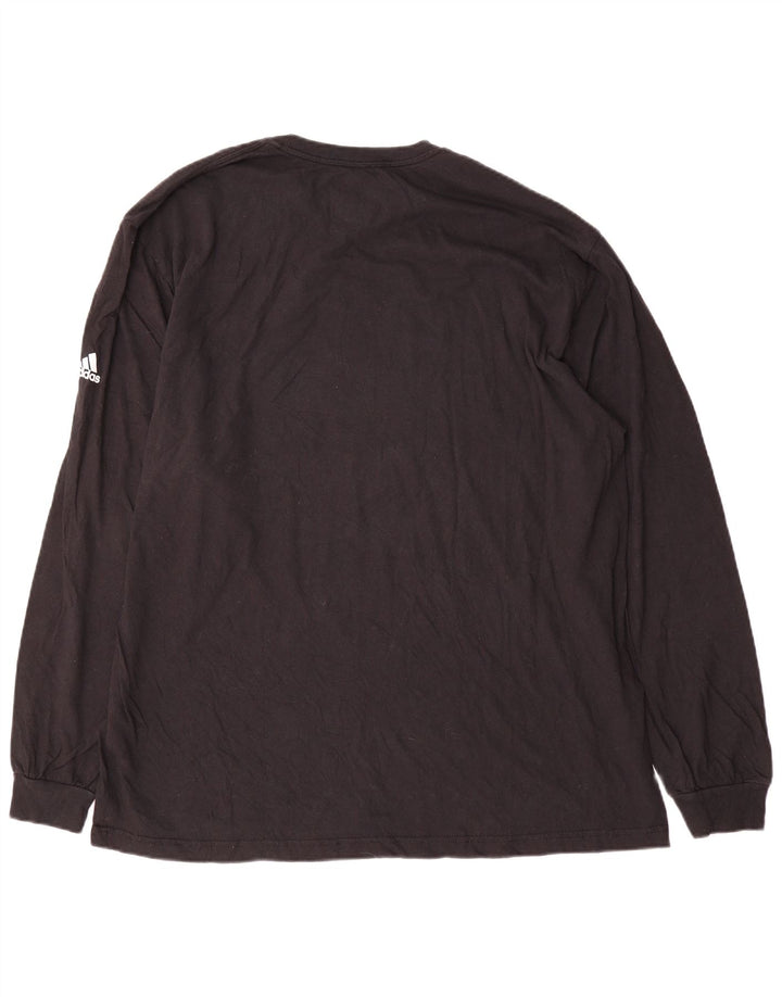 Adidas muška grafička majica dugih rukava 2XL crni pamuk