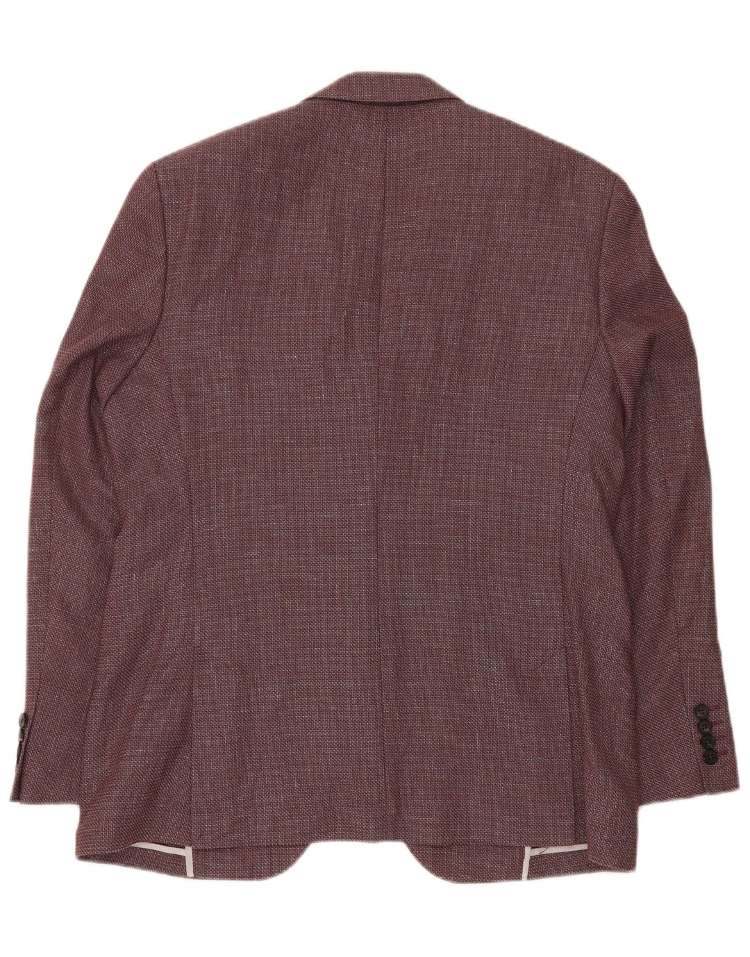 JAEGER Muška jakna sako s 2 gumba UK 42 XL Bordo Chevron vuna