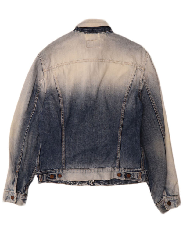 Levi's ženska traper jakna Acid Wash UK 18 XL plavi pamuk