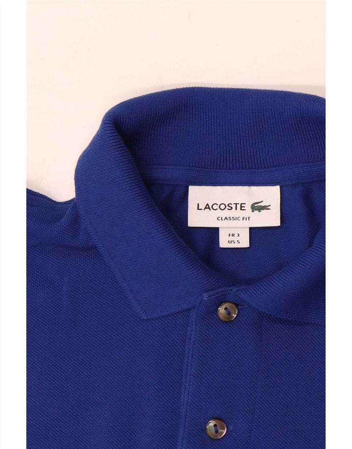 Lacoste muška polo majica klasičnog kroja veličina 3 mala plava