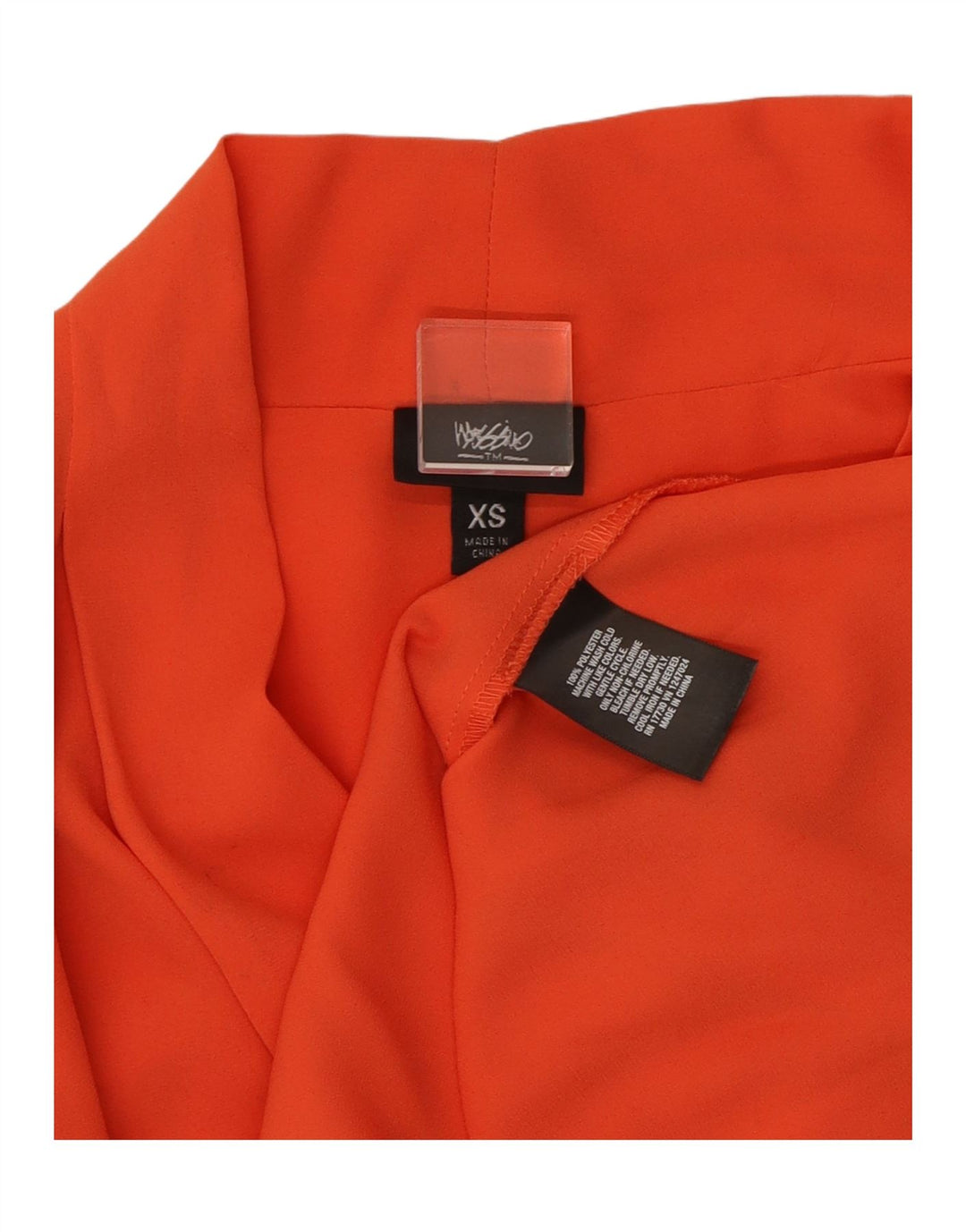 MOSSIMO Womens Loose Fit Blouse Top UK 6 XS Orange Polyester Vintage Mossimo and Second-Hand Mossimo from Messina Hembry 