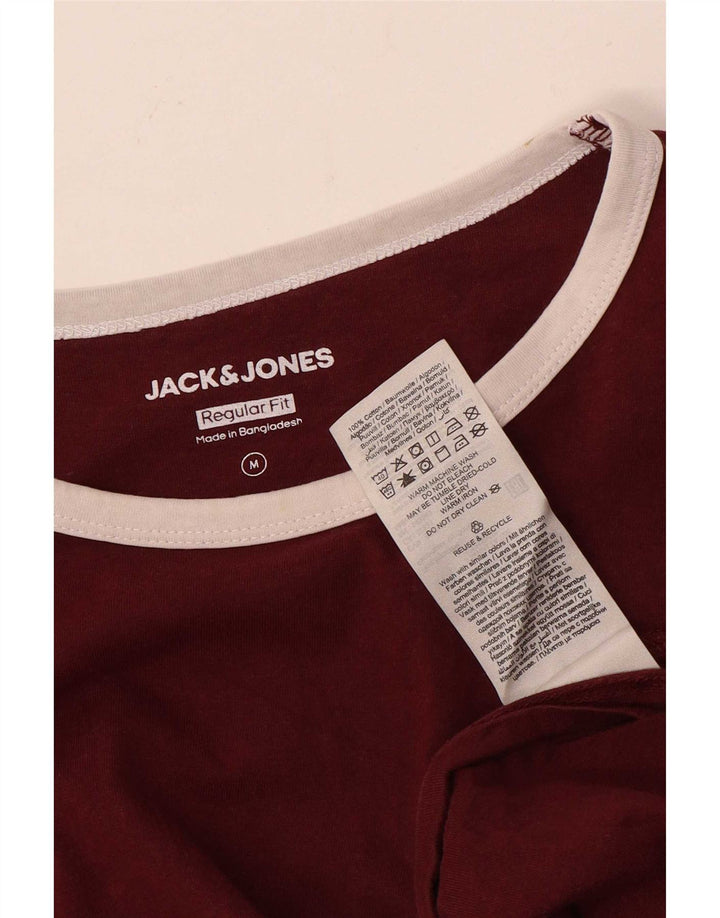 Jack & Jones muška majica kratkih rukava standardnog kroja srednje kestenjaste boje