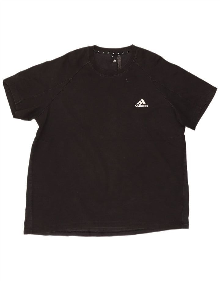 Adidas muška majica kratkih rukava 2XL crni pamuk