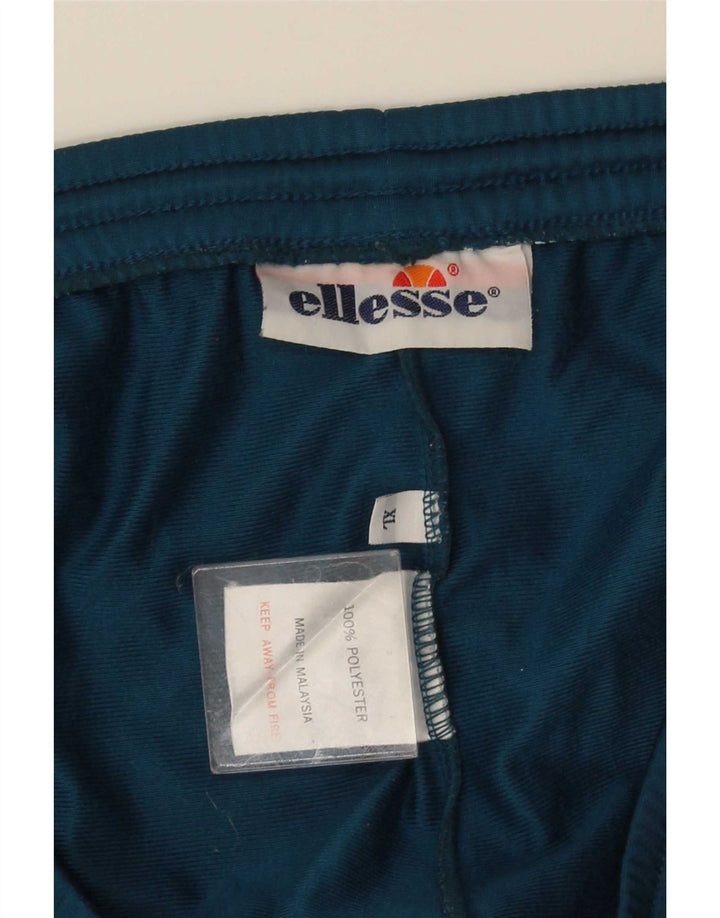 Ellesse muške grafičke hlače za trenirku XL plavi poliester