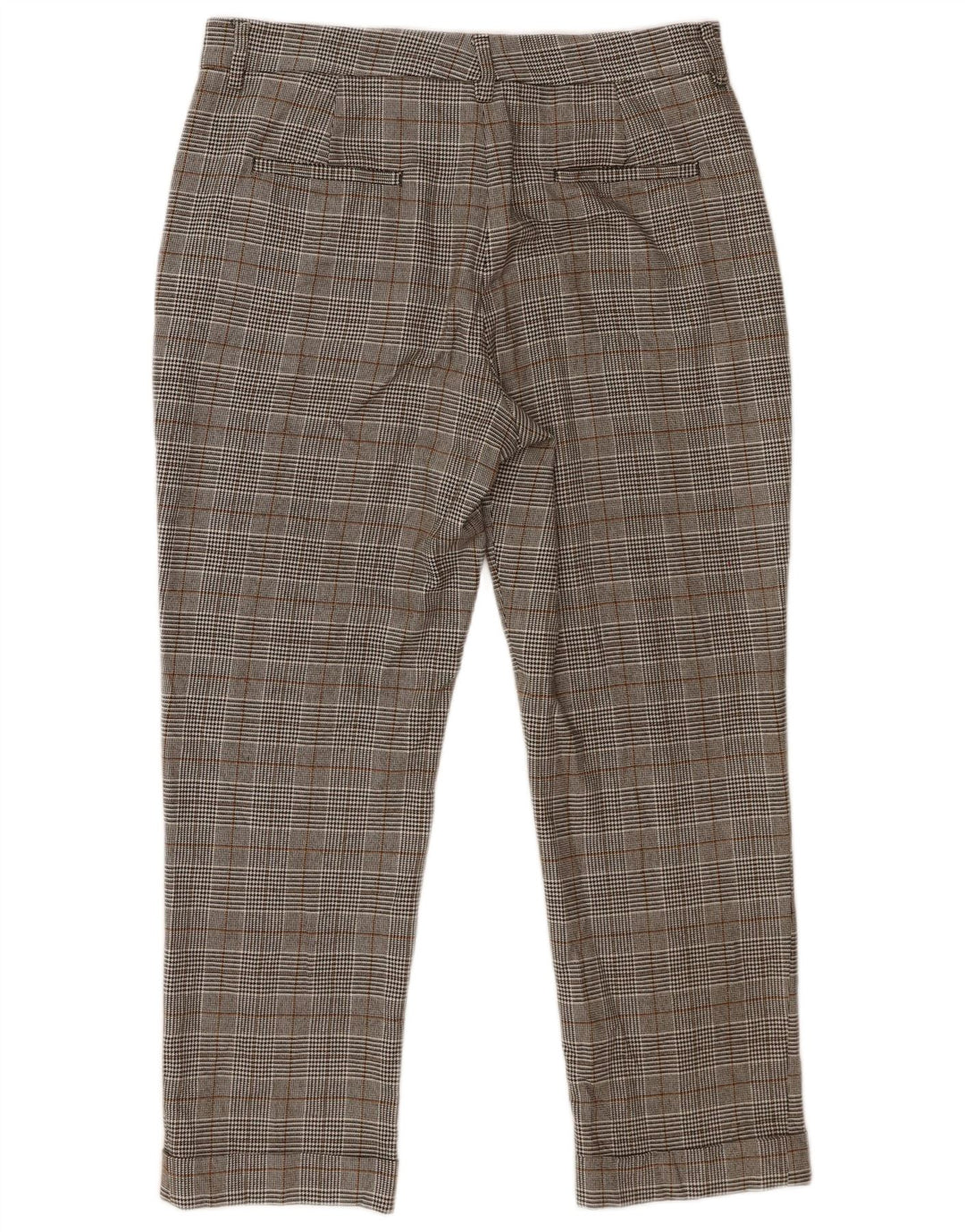 Zara ženske uske skraćene hlače EU 40 srednje W30 L25 sive houndstooth