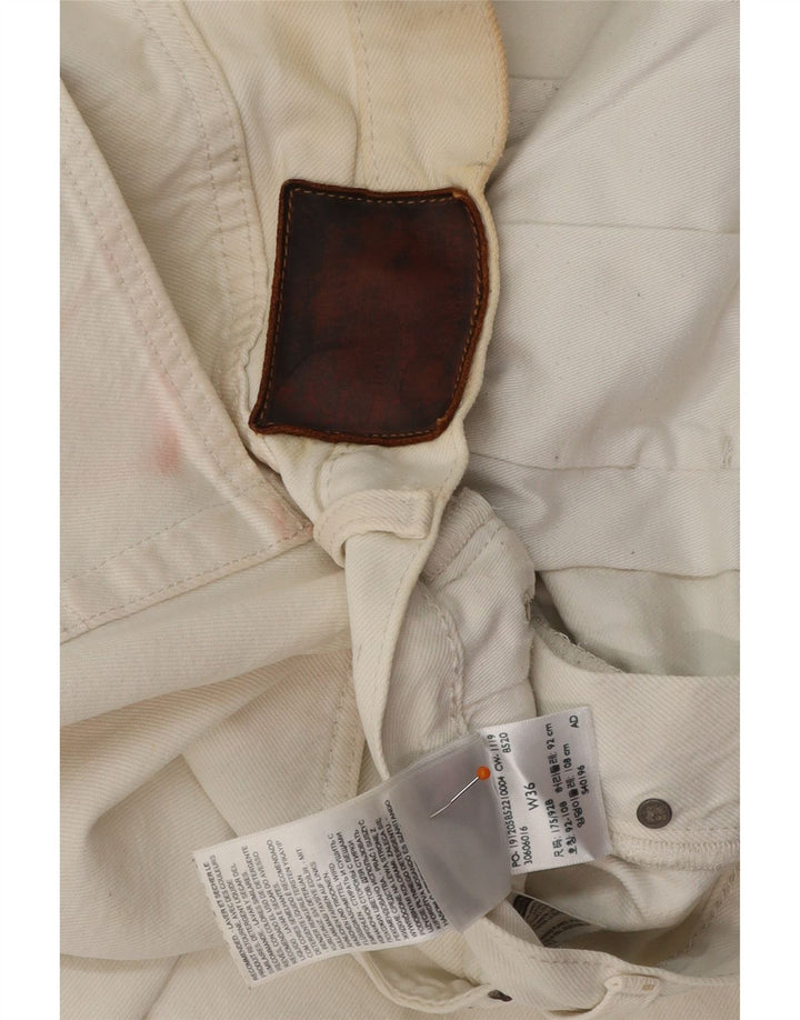 LEVI'S muške traper kratke hlače W36 veliki bijeli pamuk