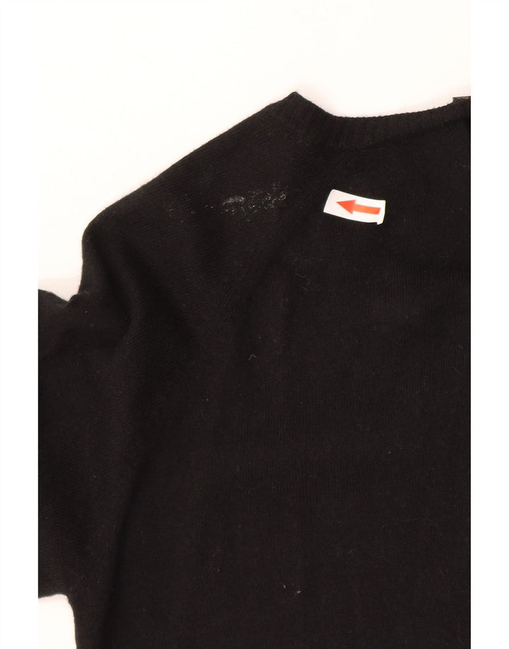 Zara ženski kardigan pulover UK 12 srednje crne svile