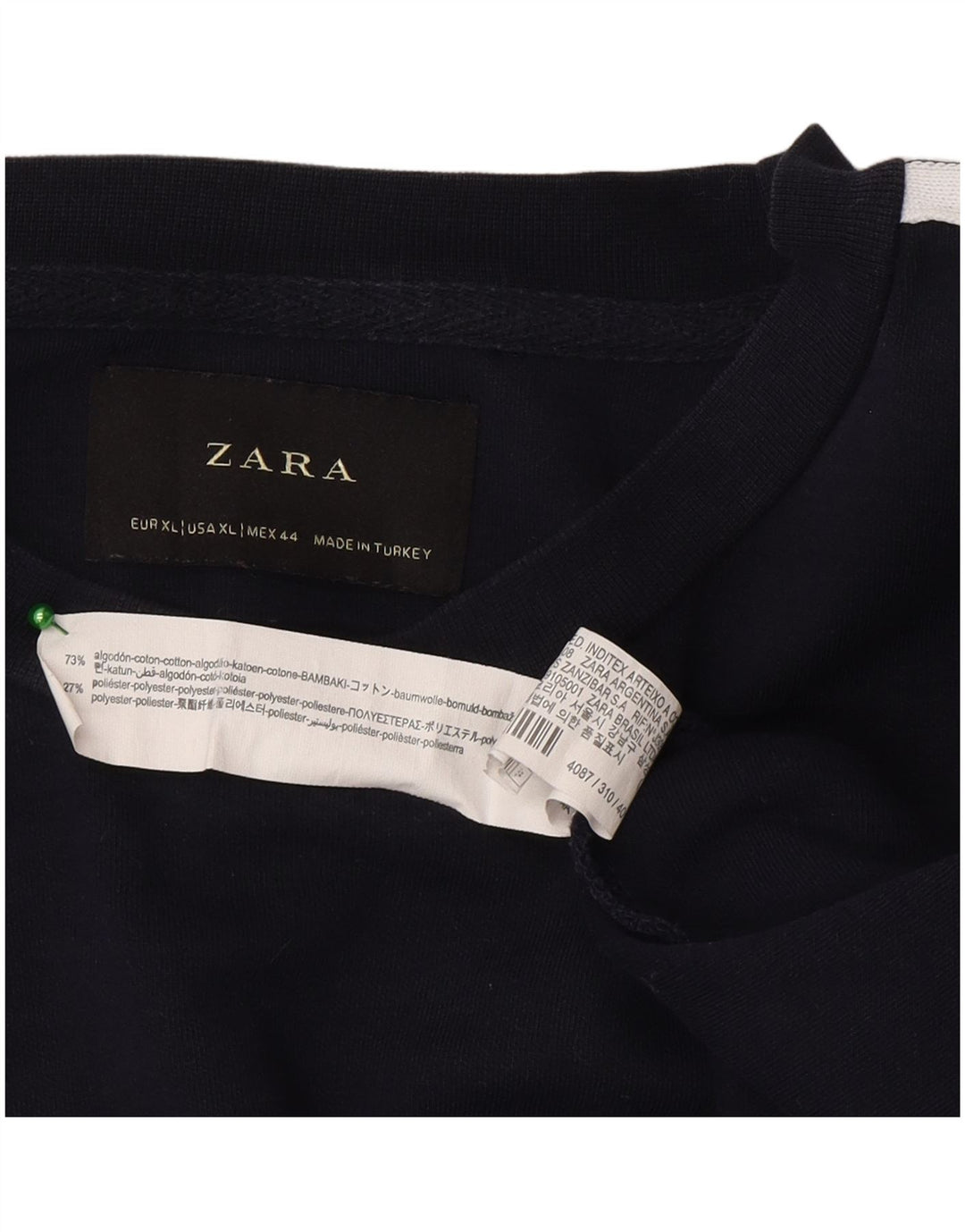 Zara muški džemper XL tamnoplave boje