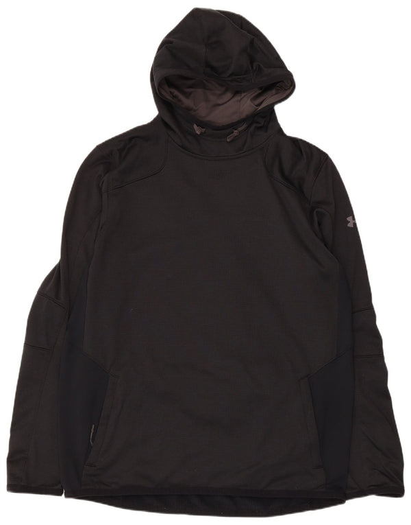 Under Armour muška majica s kapuljačom Cold Gear Veliki crni poliester