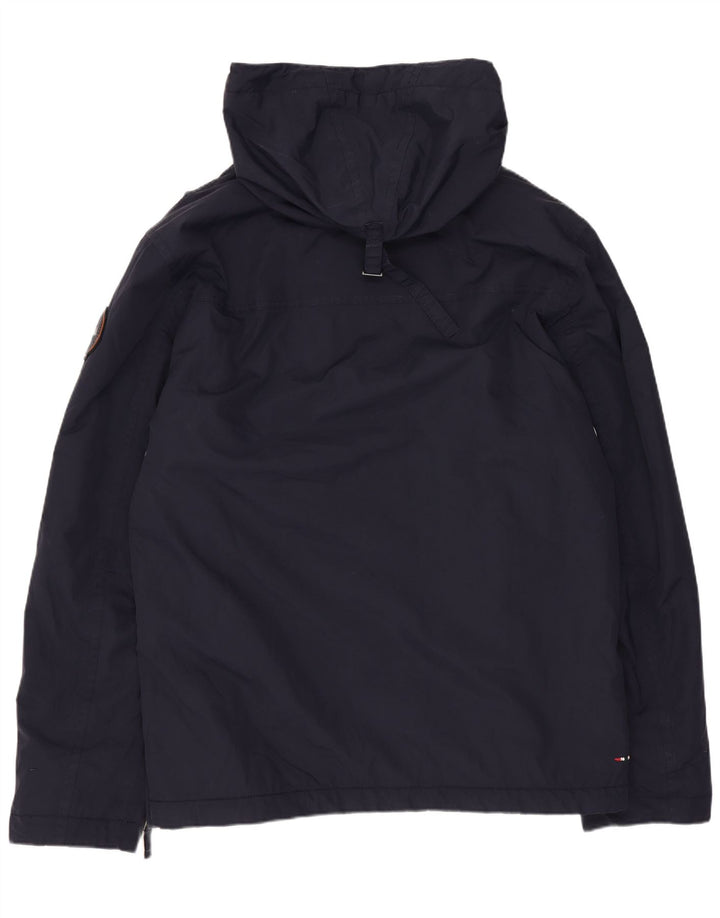 Napapijri muška anorak jakna s kapuljačom UK 40 velika mornarsko plava poliester