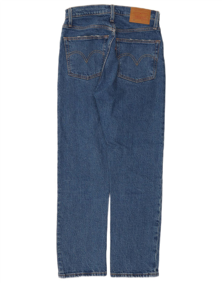 Levi's ženske 501 ravne traperice W25 L26 plavi pamuk