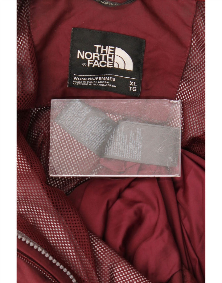 THE NORTH FACE Velika ženska kišna jakna s kapuljačom UK 18 XL kestenjasti najlon