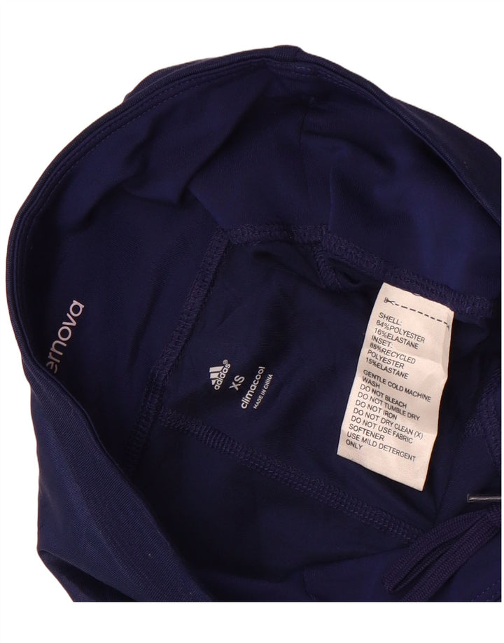 Adidas ženske Climacool Capri tajice UK 4 XS tamnoplavi poliester