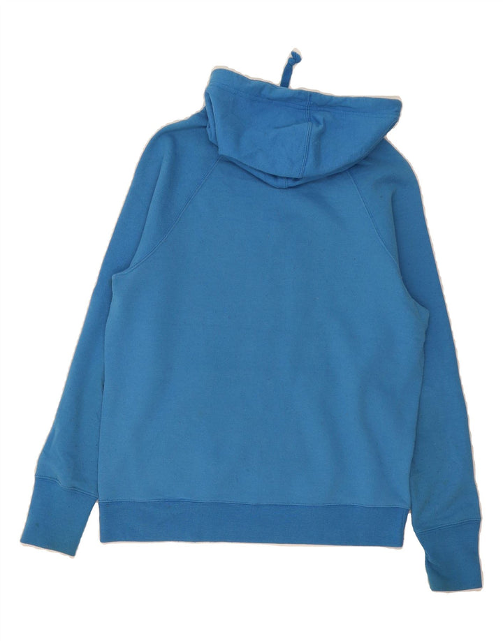 CHAMPION Womens Oversized Graphic Hoodie Jumper UK 10 Small Blue Polyester Vintage Champion and Second-Hand Champion from Messina Hembry 