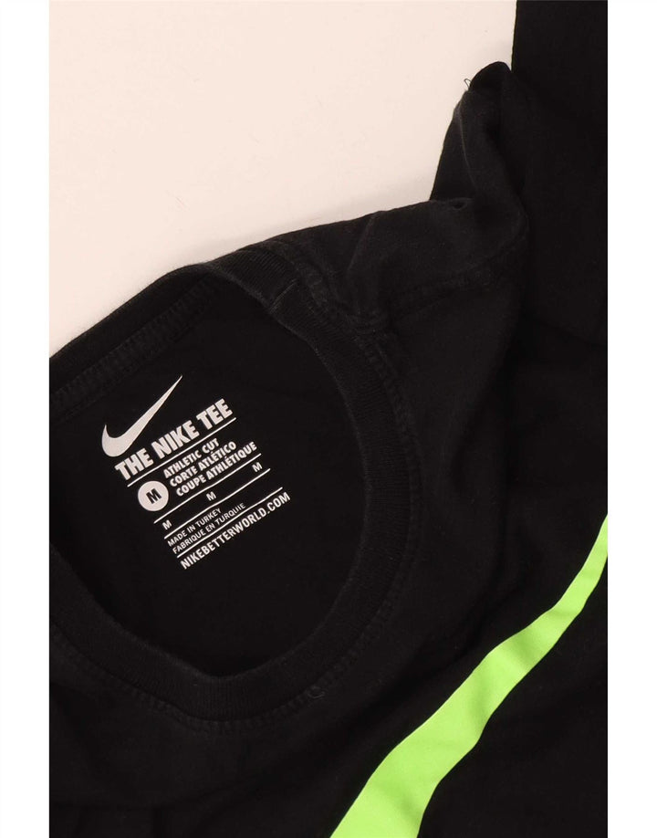 Nike muška sportska majica s dugim rukavima, srednje crni pamuk
