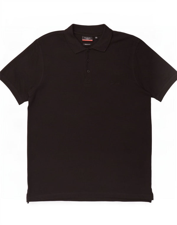 Pierre Cardin muška polo majica standardnog kroja 2XL crni pamuk