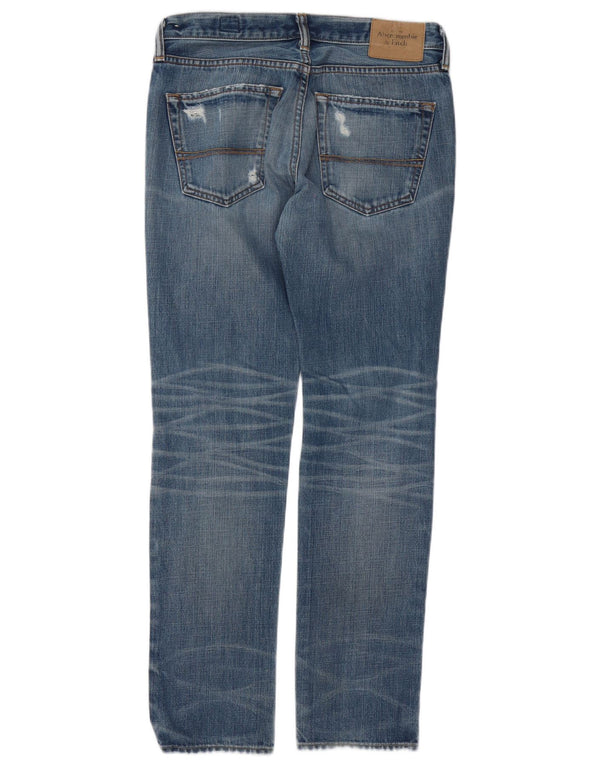 Muške uske traperice Abercrombie & Fitch od bijelog hrasta W31 L32 Plava