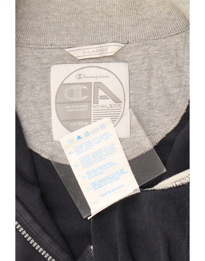 CHAMPION Muška trenirka Gornja jakna XL tamnoplavi pamuk u blokovima boja