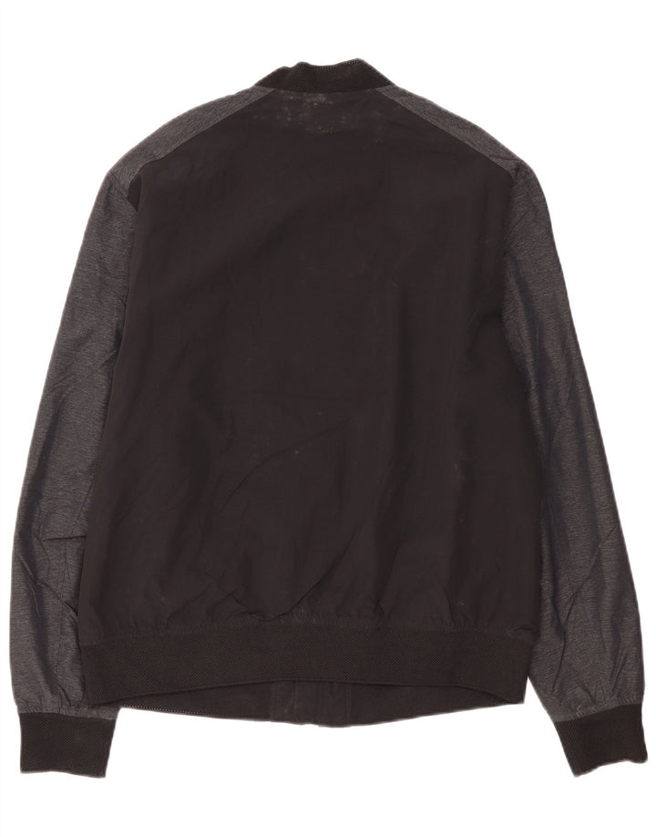 MARKS & SPENCER Muška bomber jakna UK 40 Large Black Colourblock Poliamid