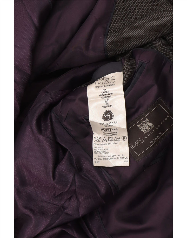 Marks & Spencer muška sako sa 2 gumba Regular Fit UK 38 srednje siva
