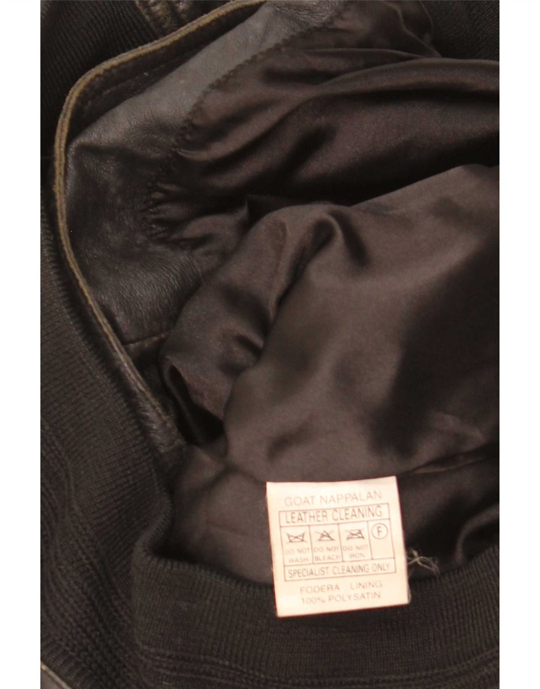 Vintage muška bomber kožna jakna IT 46 mala crna koža
