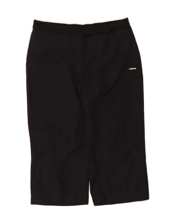 ADIDAS Womens Bermuda Shorts UK 12 Medium W28 Black Cotton Vintage Adidas and Second-Hand Adidas from Messina Hembry 