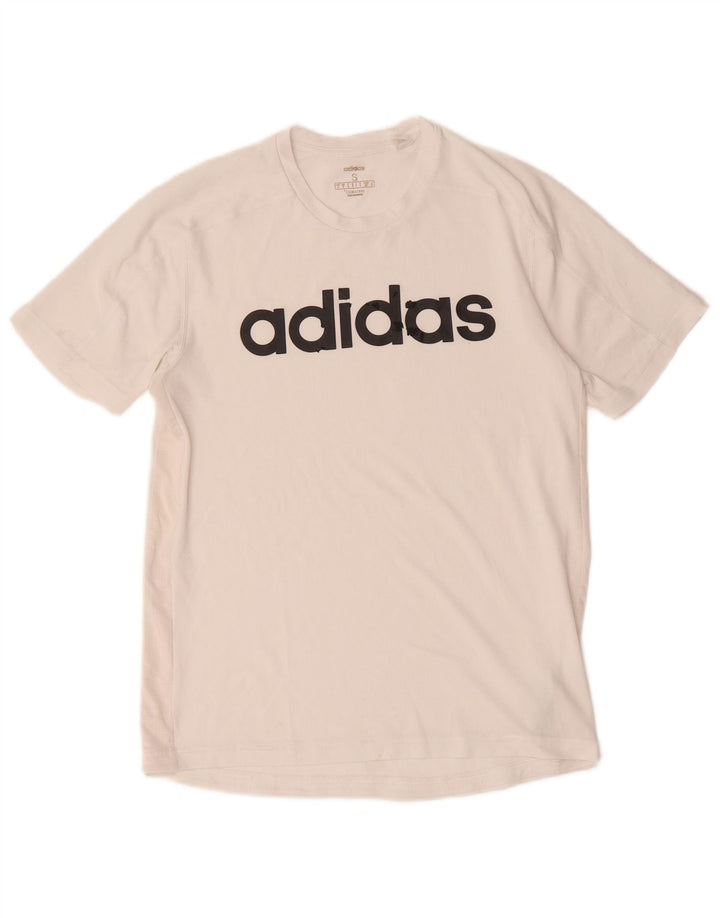 Adidas muška majica s kratkim rukavima Climacool, mali bijeli poliester