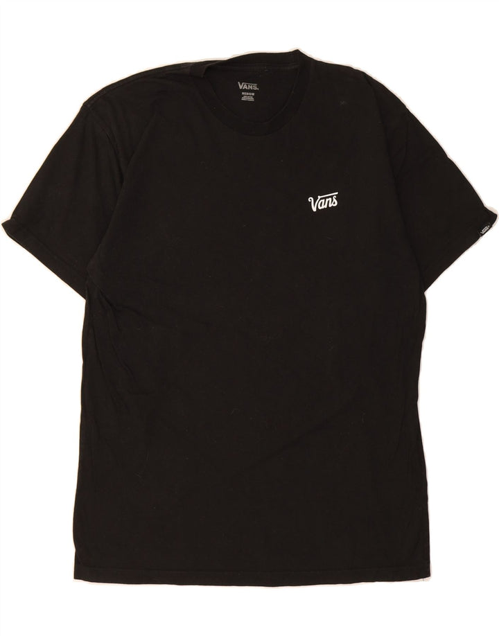 VANS Mens Graphic T-Shirt Top Medium Black Cotton Vintage Vans and Second-Hand Vans from Messina Hembry 