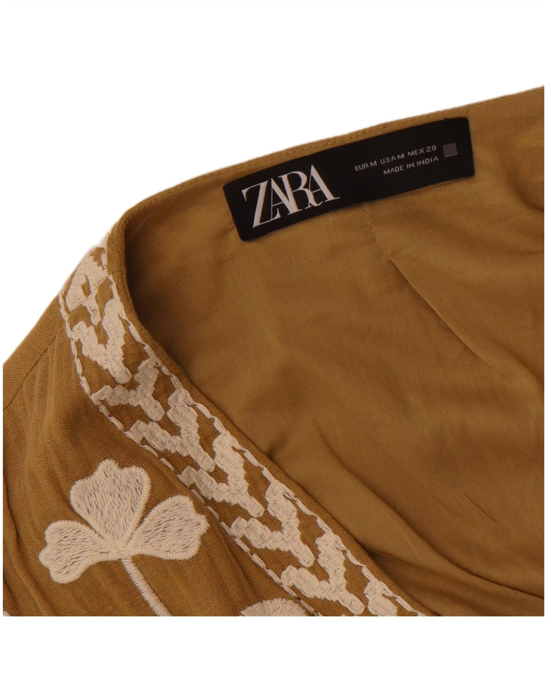 Zara ženski prsluk UK 12 Srednje bež cvjetni