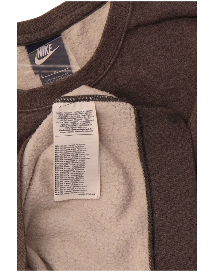 NIKE Muška majica s kratkim rukavima Veliki sivi pamuk
