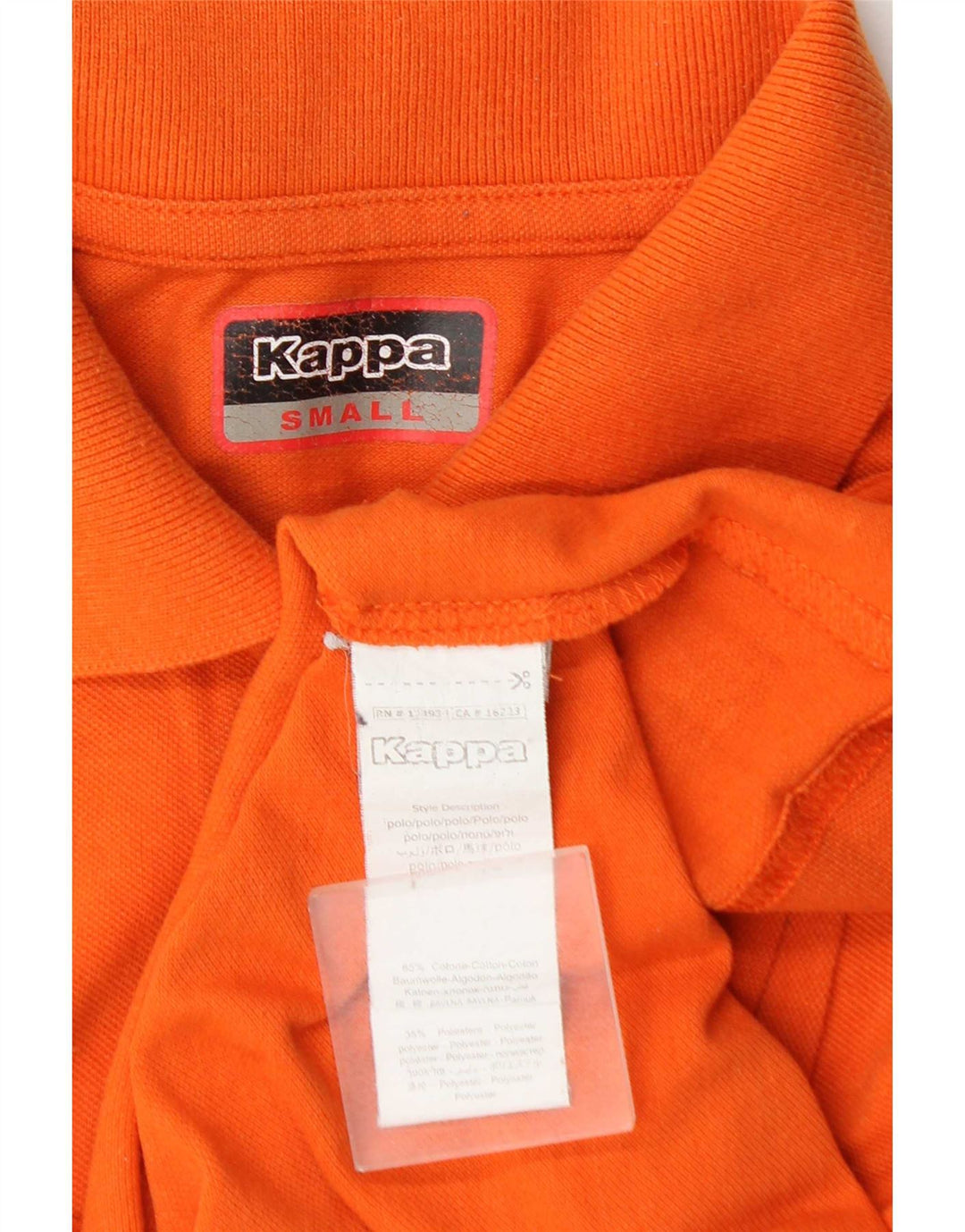 Kappa Boys Polo majica 11-12 Mala narančasta pamuk