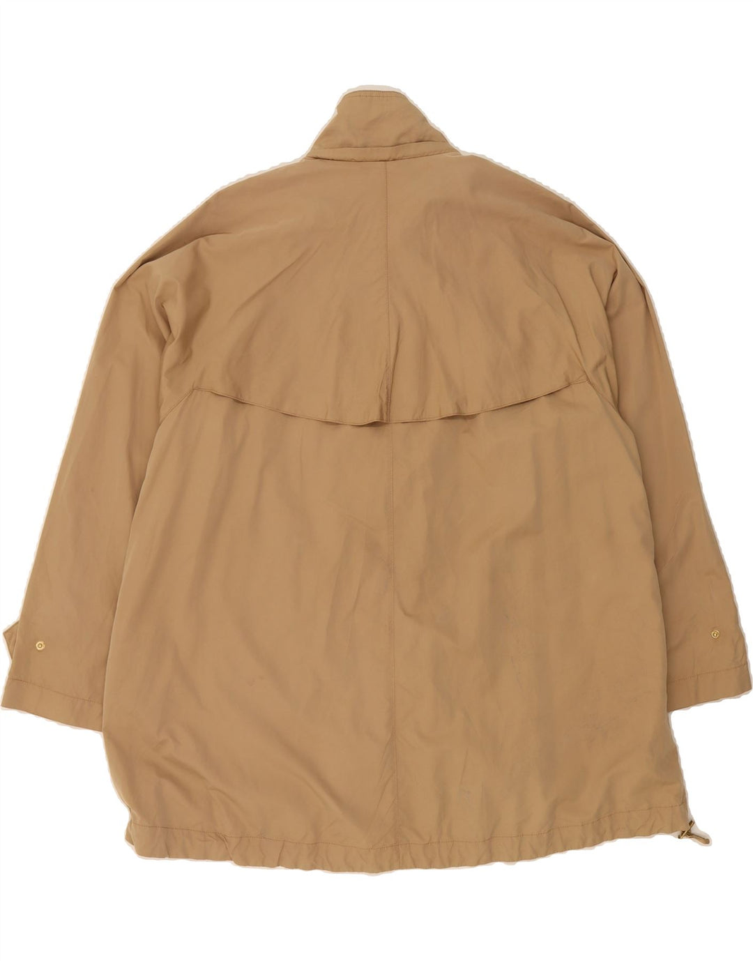 ZARA Womens Oversized Rain Jacket UK 10 Small Beige Polyester Vintage Zara and Second-Hand Zara from Messina Hembry 