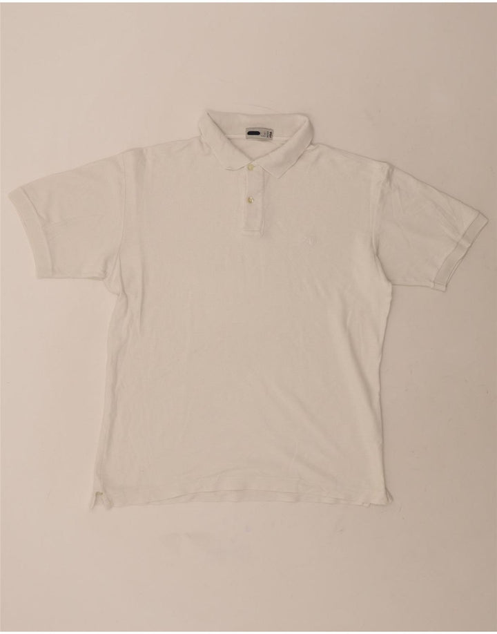 FILA Mens Polo Shirt IT 52 Large White Vintage Fila and Second-Hand Fila from Messina Hembry 