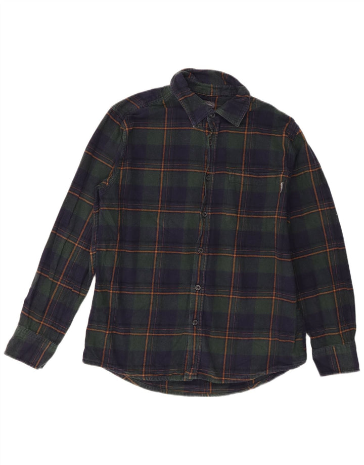 Eddie Bauer Muška flanelska košulja Srednje tamnoplava karirana pamuk