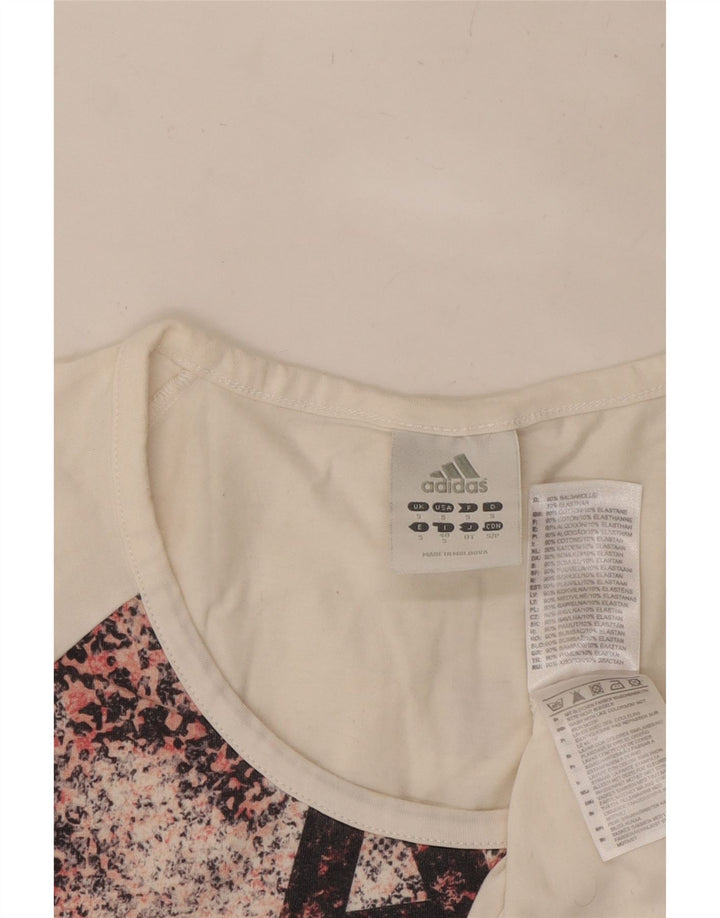 ADIDAS Ženska majica kratkih rukava s grafičkim motivima UK 10 Mali bijeli pamuk s printom životinja