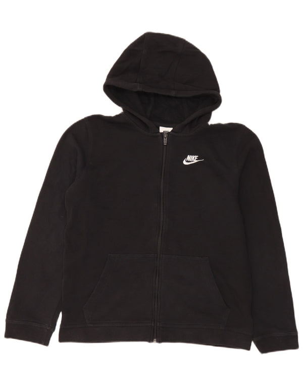 Nike Boys Zip pulover s kapuljačom 13-14 godina XL crni pamuk