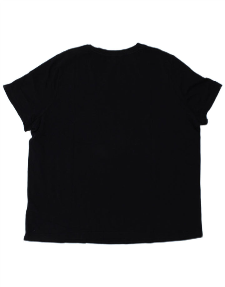 TOMMY HILFIGER Ženska grafička majica kratkih rukava UK 18 XL tamnoplavi pamuk