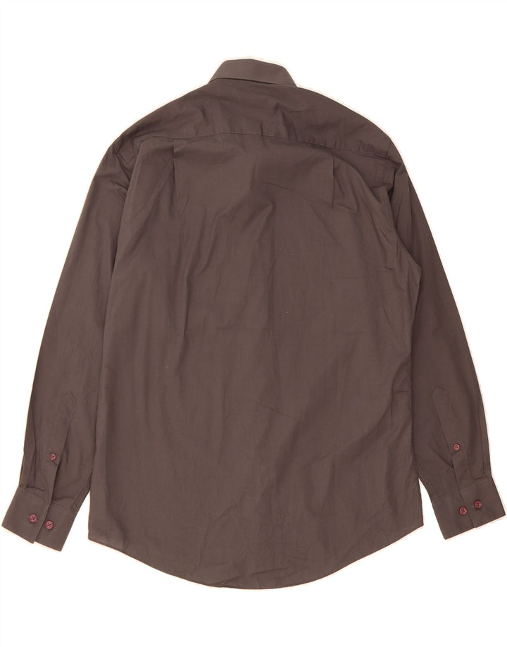 PIERRE CARDIN Mens Slim Fit Shirt Medium Grey Cotton Vintage Pierre Cardin and Second-Hand Pierre Cardin from Messina Hembry 