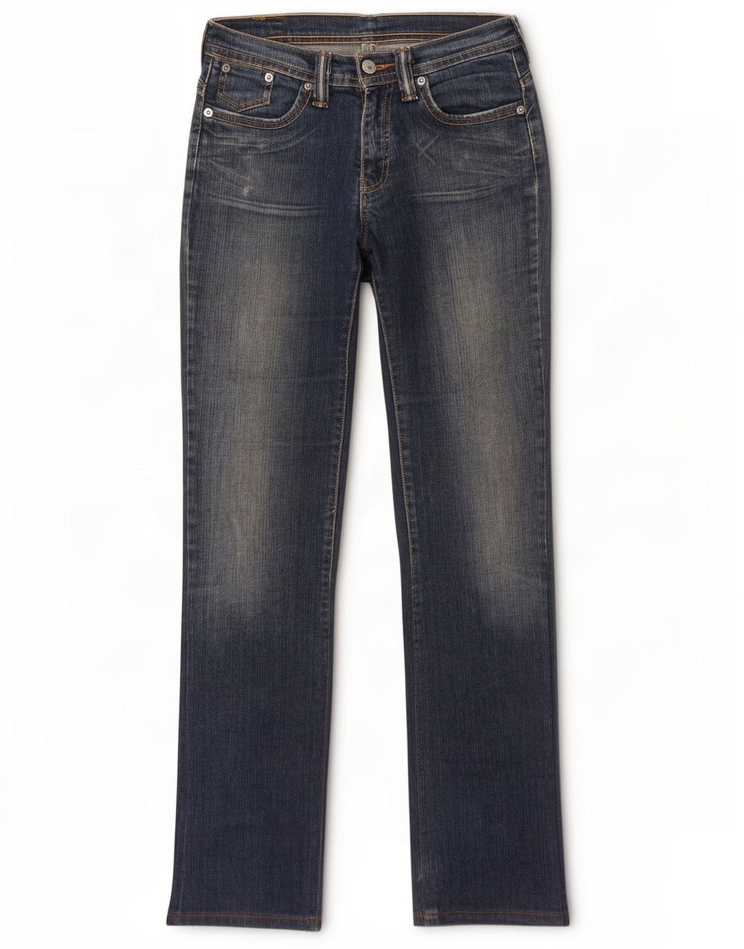 Levi's ženske ravne traperice W28 L34 plavi pamuk