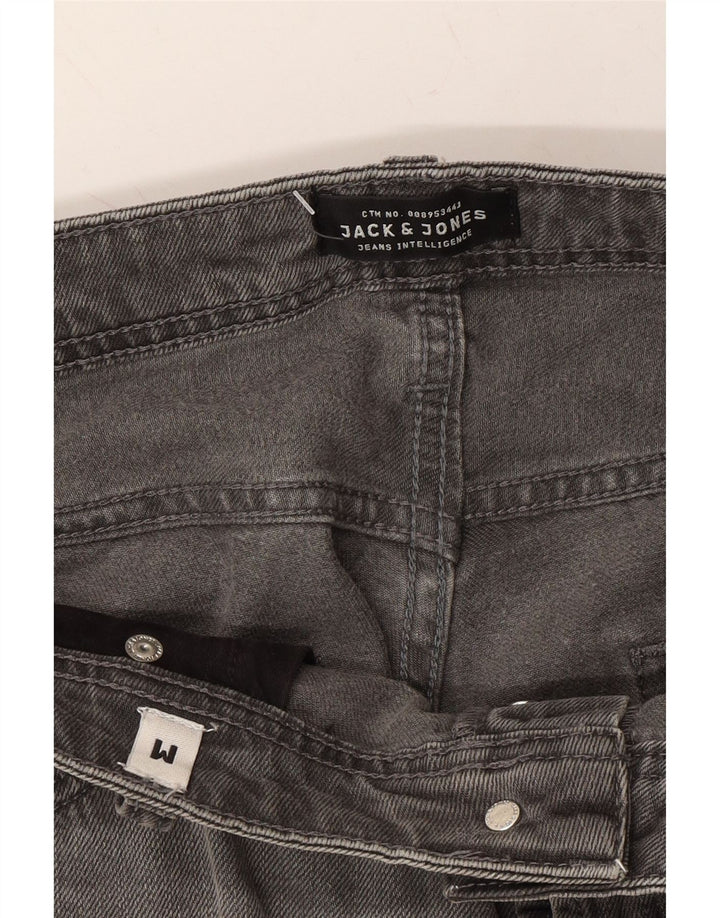 JACK & JONES Mens Regular Fit Denim Shorts Medium W34  Grey Cotton Vintage Jack & Jones and Second-Hand Jack & Jones from Messina Hembry 
