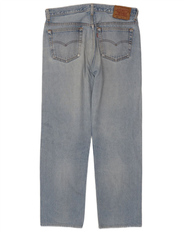 Levi's muške 501 ravne ravne traperice W34 L29, plavi pamuk
