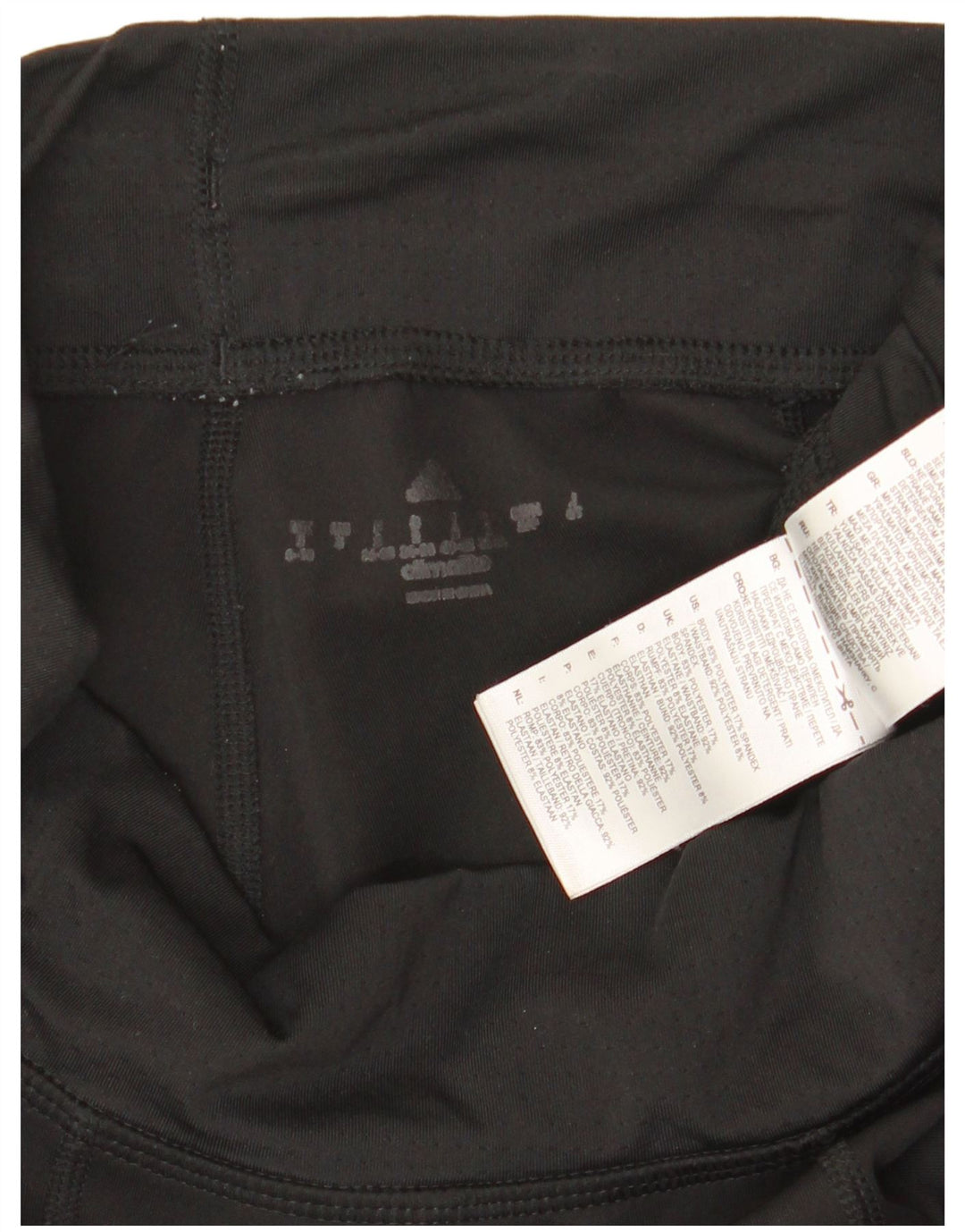 Adidas ženske tajice UK 8/10 male crne poliesterske