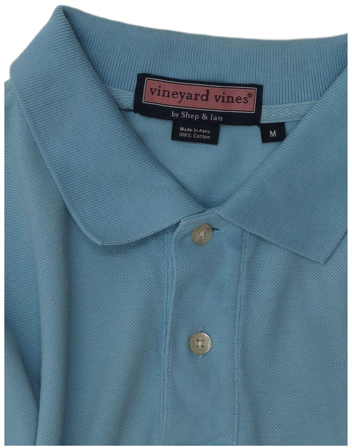 VINEYARD VINES Muška polo majica Srednje plavi pamuk