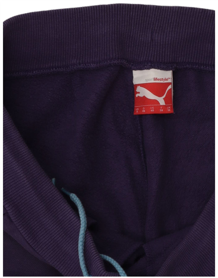 Puma ženske trenirke hlače Joggers UK 10 Small Purple Colourblock
