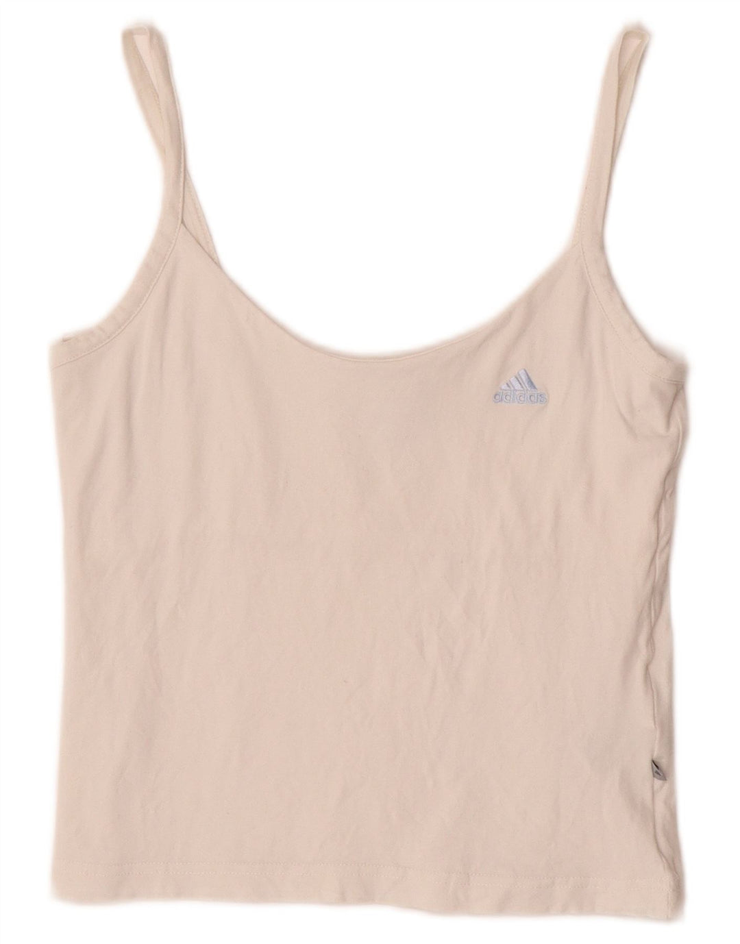 ADIDAS ženska majica s kratkim rukavima UK 12, srednje bijele boje, pamuk