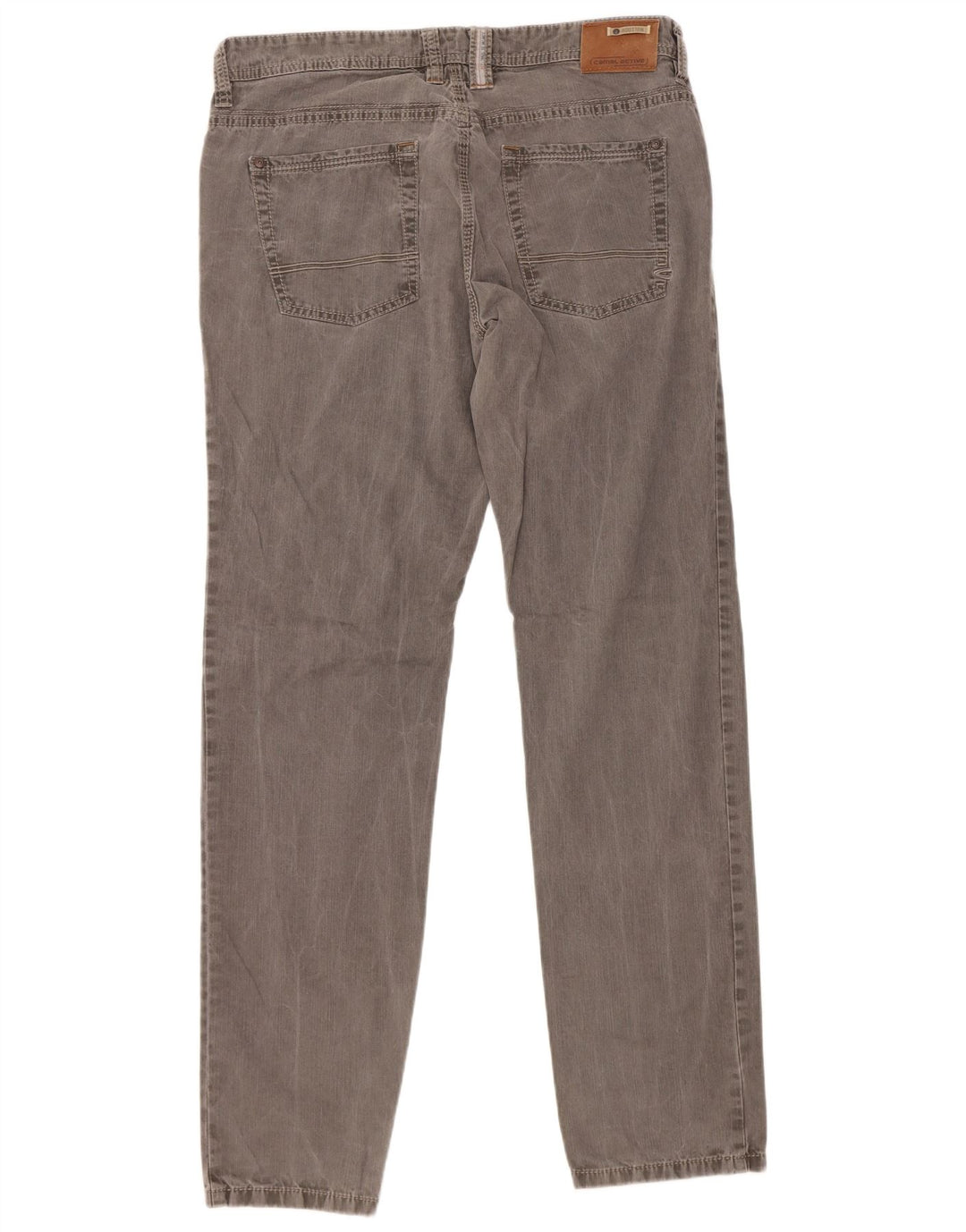 Camel Active muške ravne traperice W36 L34 sivi pamuk