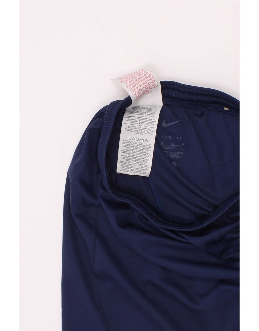Nike Boys Dri Fit Sport Shorts 10-11 Years Medium Navy Blue Poliester
