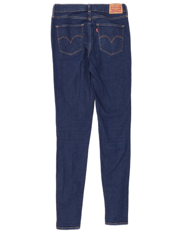 LEVI'S Ženske super uske traperice visokog rasta W27 L32 Plavi pamuk