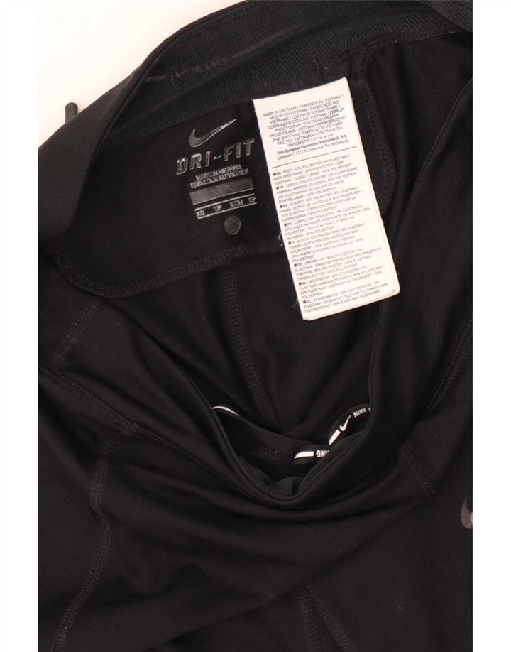 Nike ženske Dri Fit tajice UK 4 XS crni poliester
